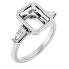 Bezel-Set Engagement Ring