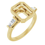 Bezel-Set Engagement Ring
