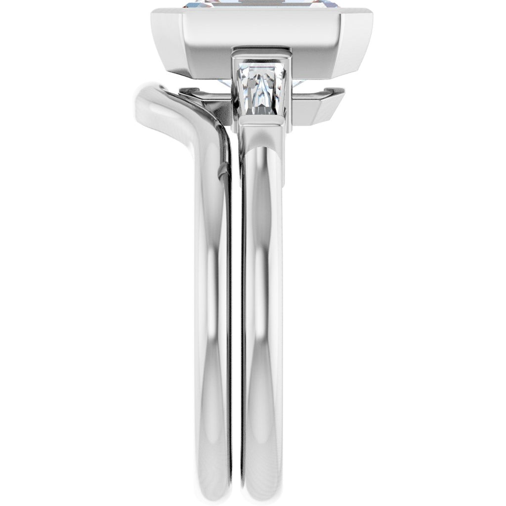 Bezel-Set Engagement Ring