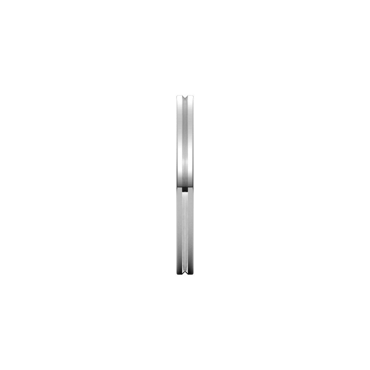 Grooved Comfort-Fit Flat Band
