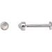 Round Rose-Cut Bezel-Set Earrings