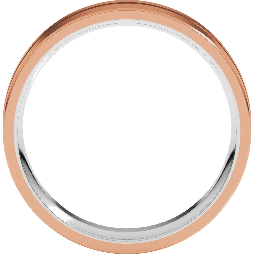 Grooved Comfort-Fit Flat Band