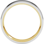 Grooved Comfort-Fit Flat Band