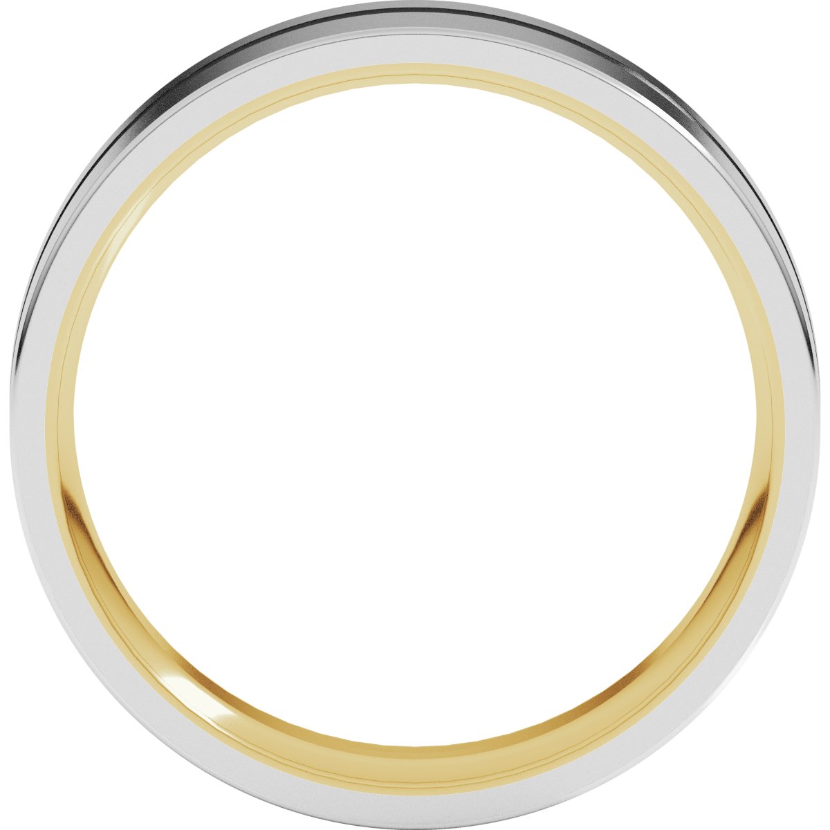 Grooved Comfort-Fit Flat Band
