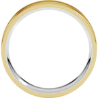 Grooved Comfort-Fit Flat Band