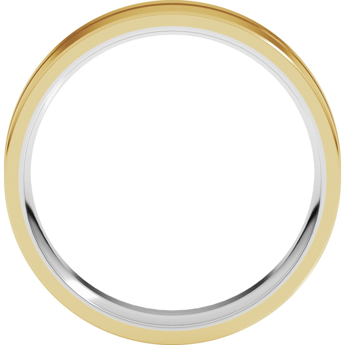 Grooved Comfort-Fit Flat Band