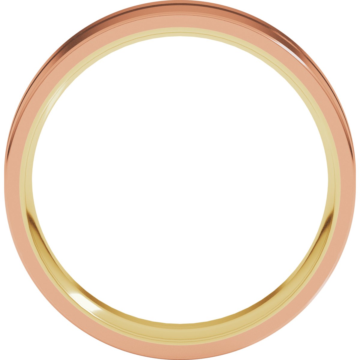 Grooved Comfort-Fit Flat Band