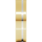 Grooved Comfort-Fit Flat Band