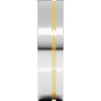 Grooved Comfort-Fit Flat Band