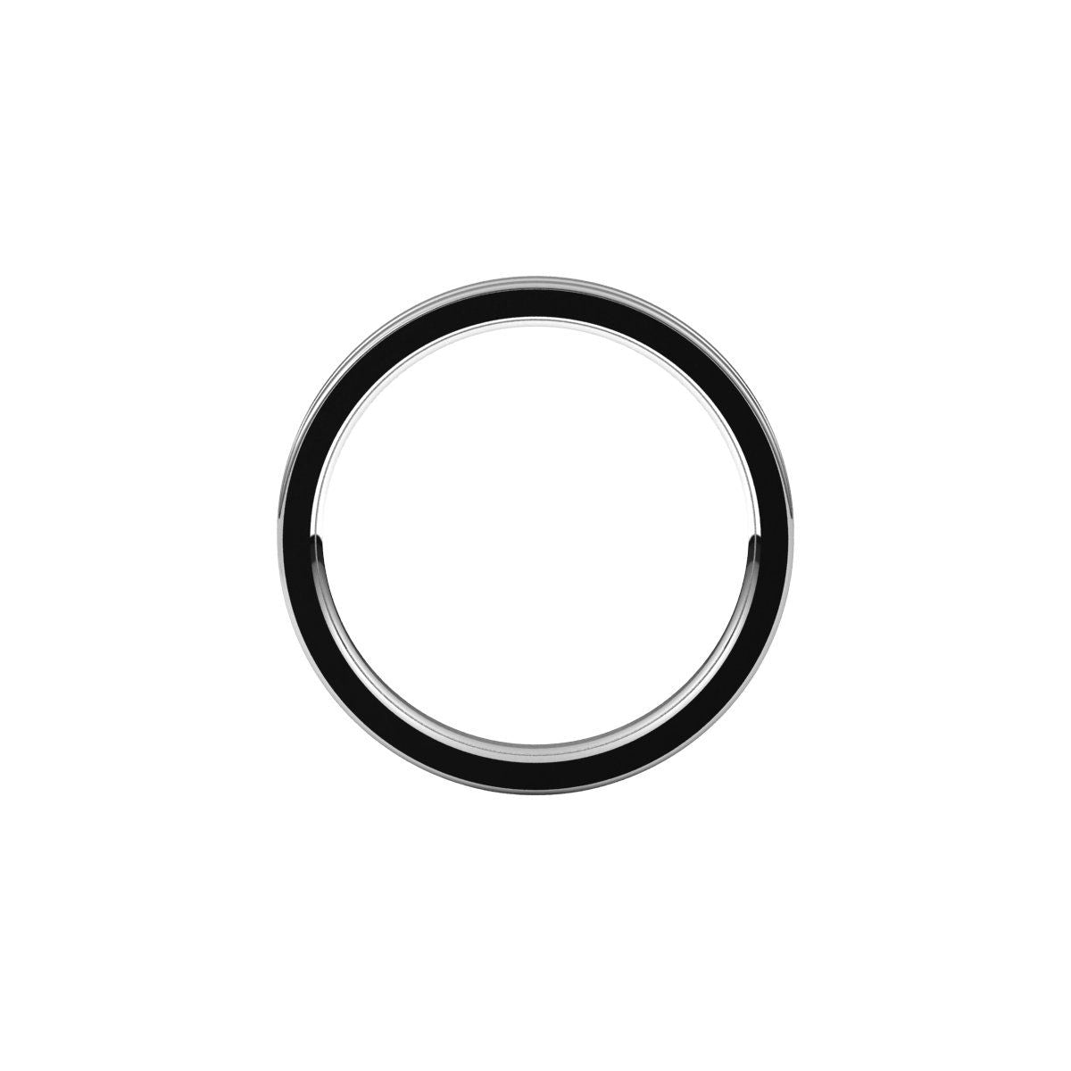 Grooved Comfort-Fit Flat Band