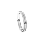 Grooved Comfort-Fit Flat Band