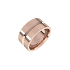 Grooved Comfort-Fit Flat Band