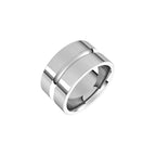 Grooved Comfort-Fit Flat Band
