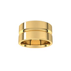 Grooved Comfort-Fit Flat Band