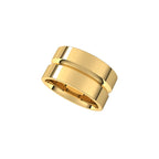 Grooved Comfort-Fit Flat Band