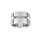 Grooved Comfort-Fit Flat Band