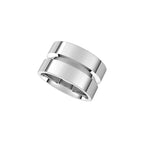 Grooved Comfort-Fit Flat Band