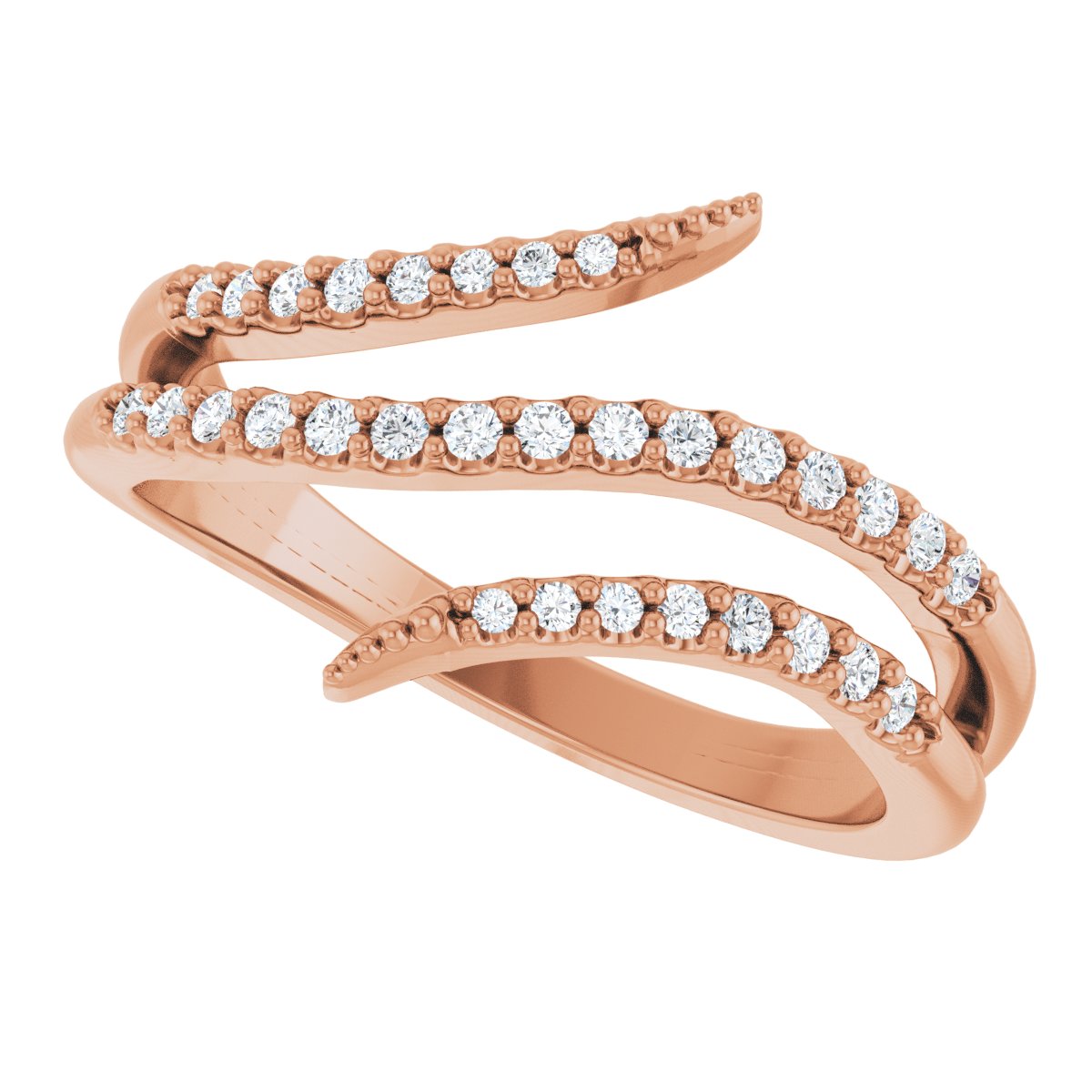 Accented Bypass Ring
