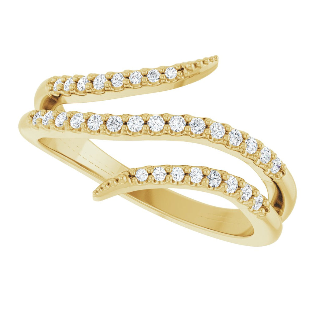 Accented Bypass Ring