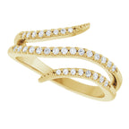Accented Bypass Ring