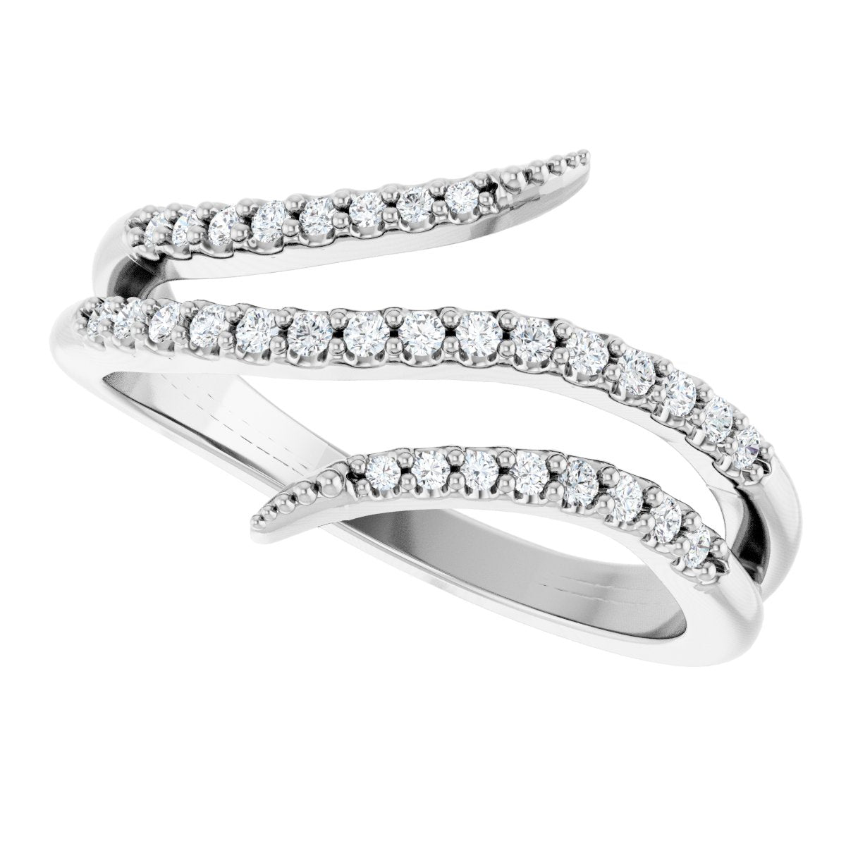 Accented Bypass Ring