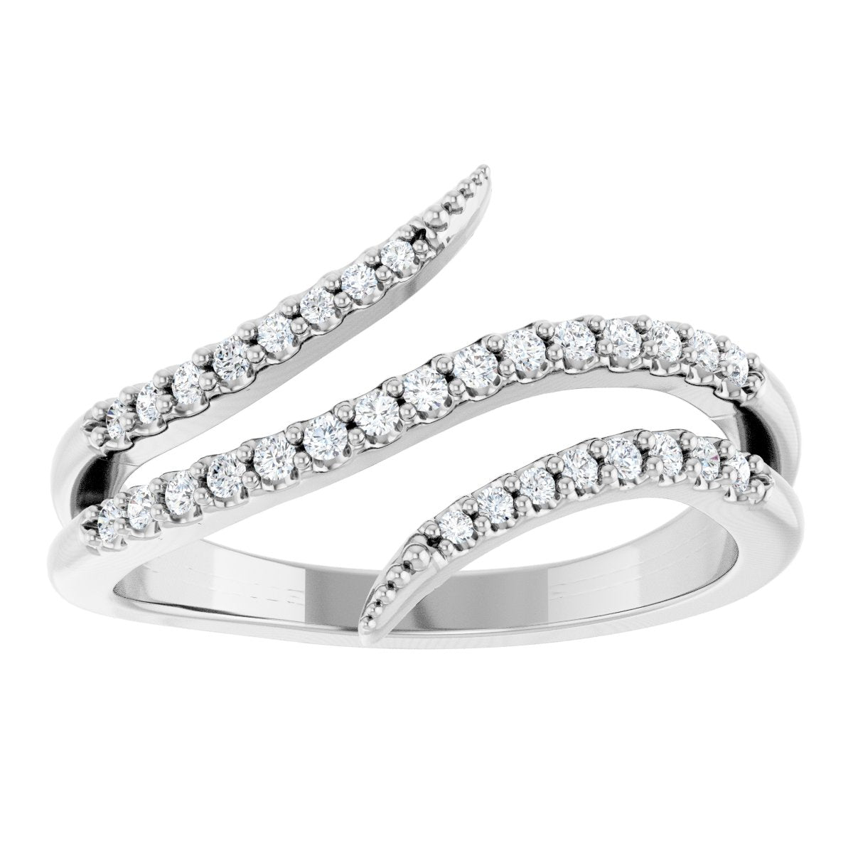 Accented Bypass Ring