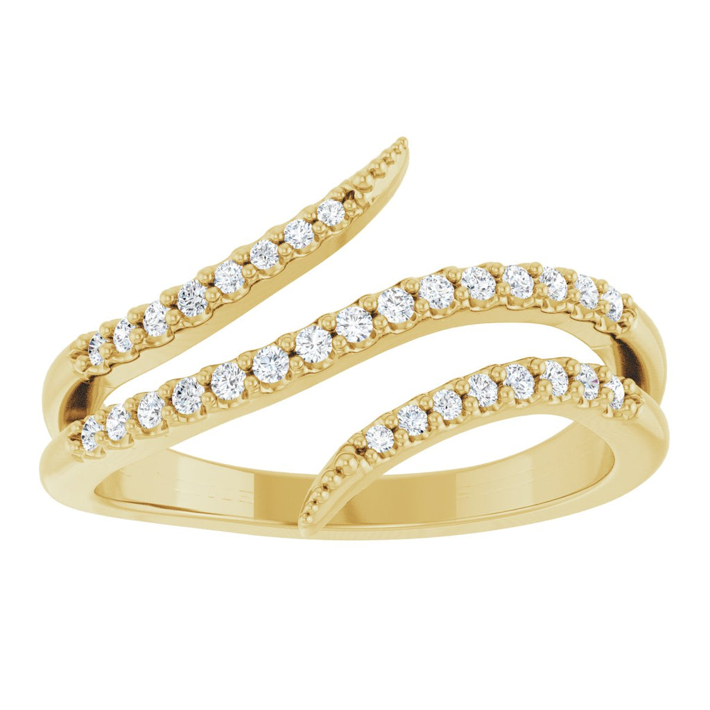 Accented Bypass Ring