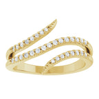 Accented Bypass Ring