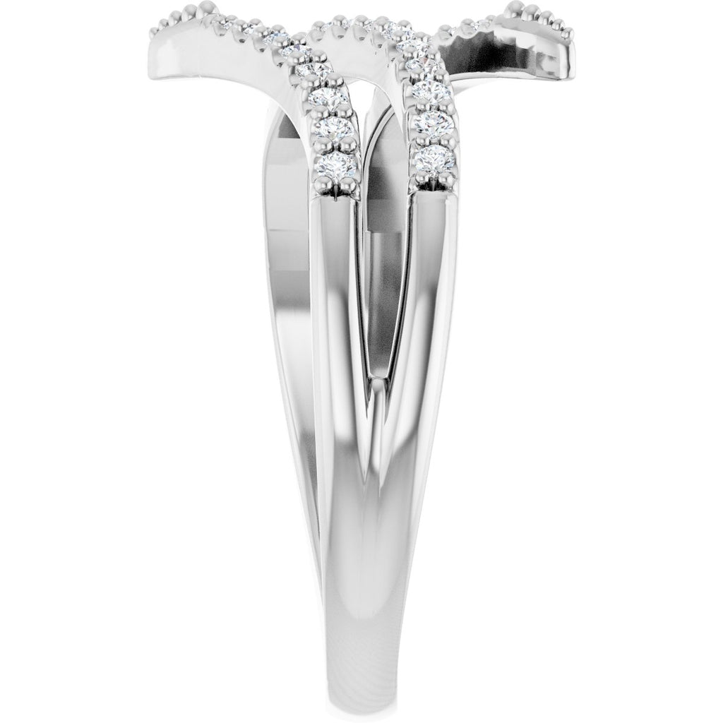 Accented Bypass Ring