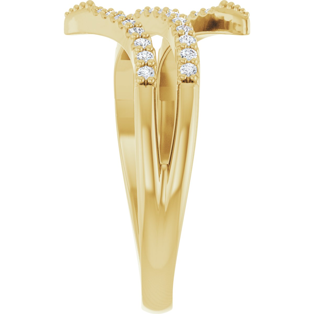 Accented Bypass Ring