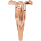 Accented Bypass Ring