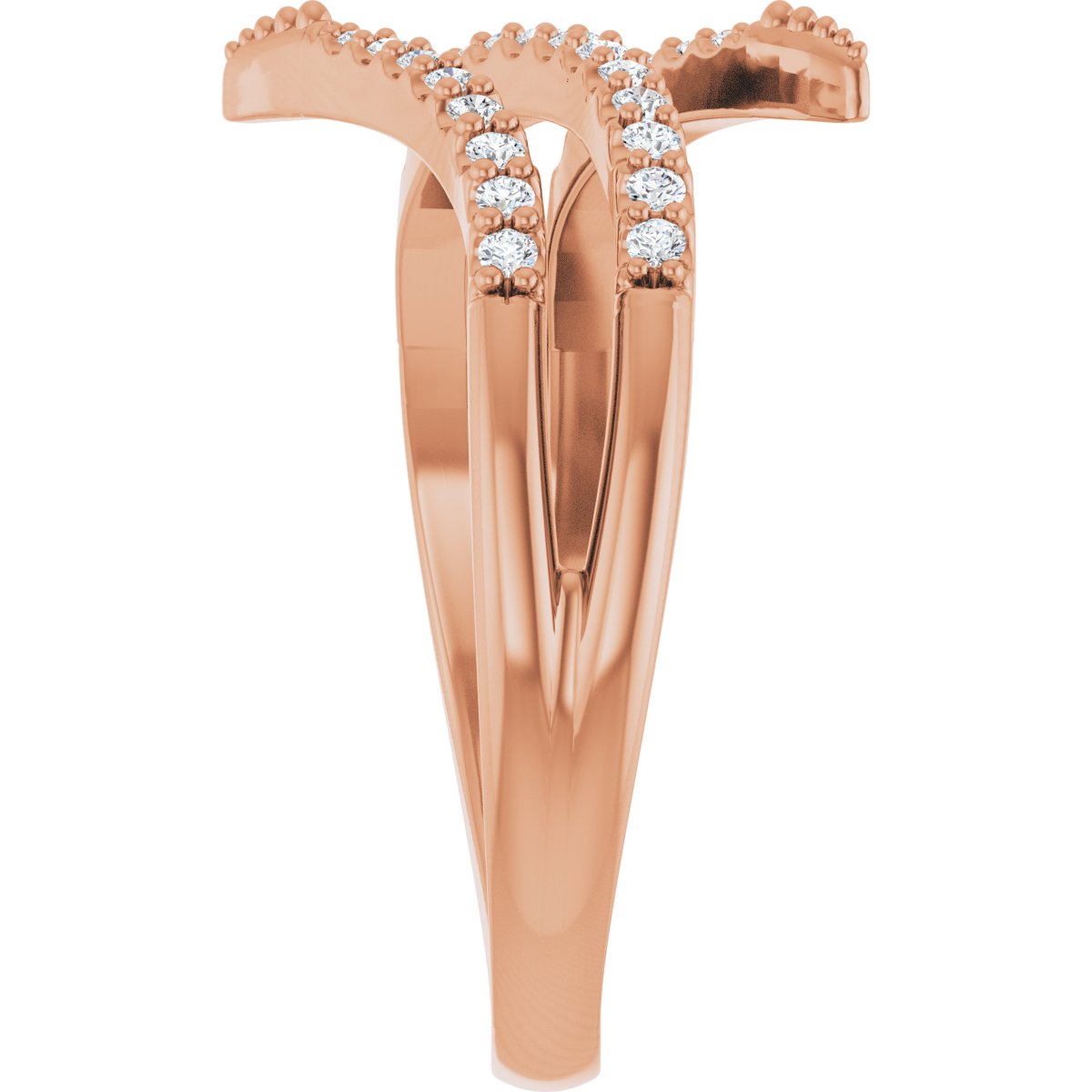 Accented Bypass Ring