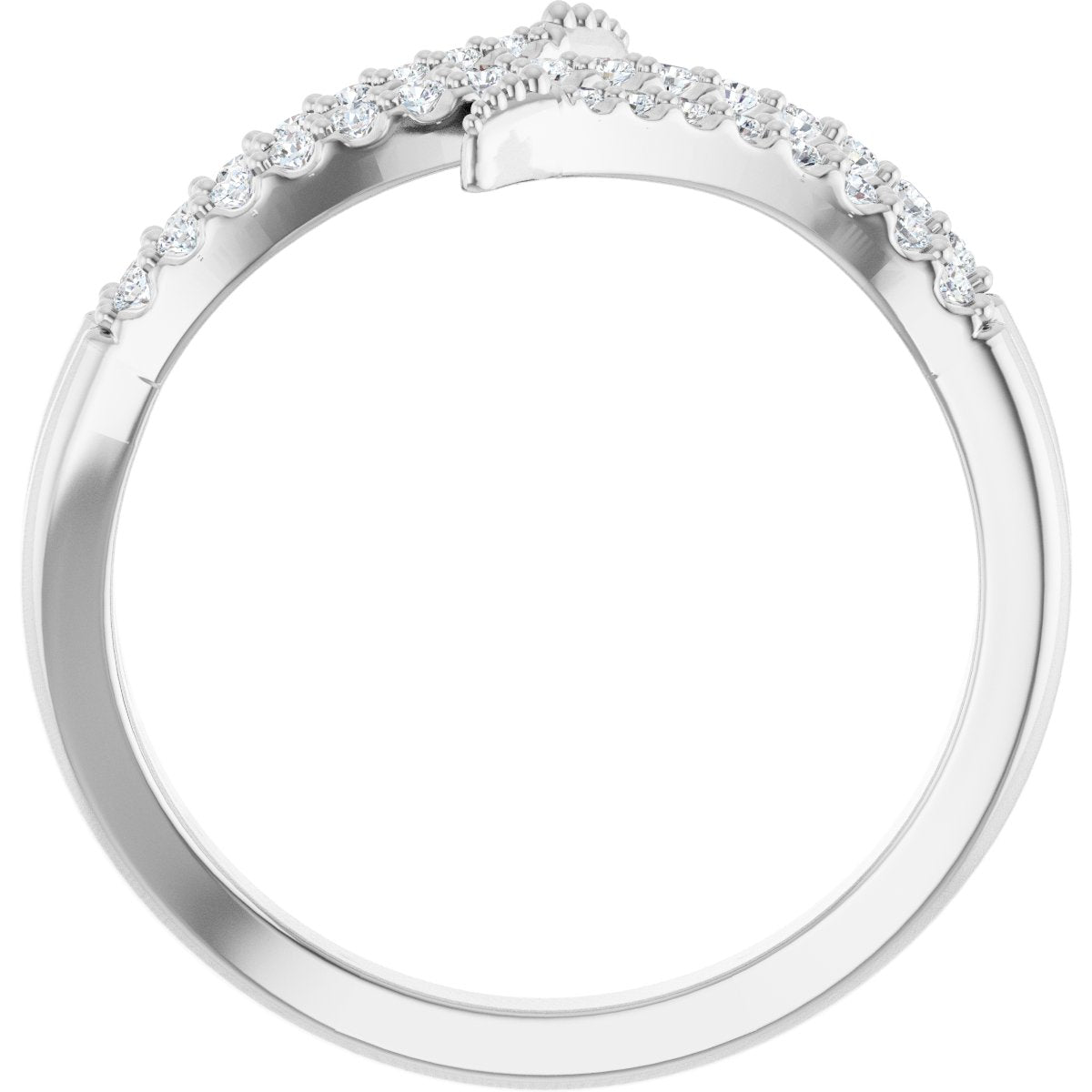 Accented Bypass Ring