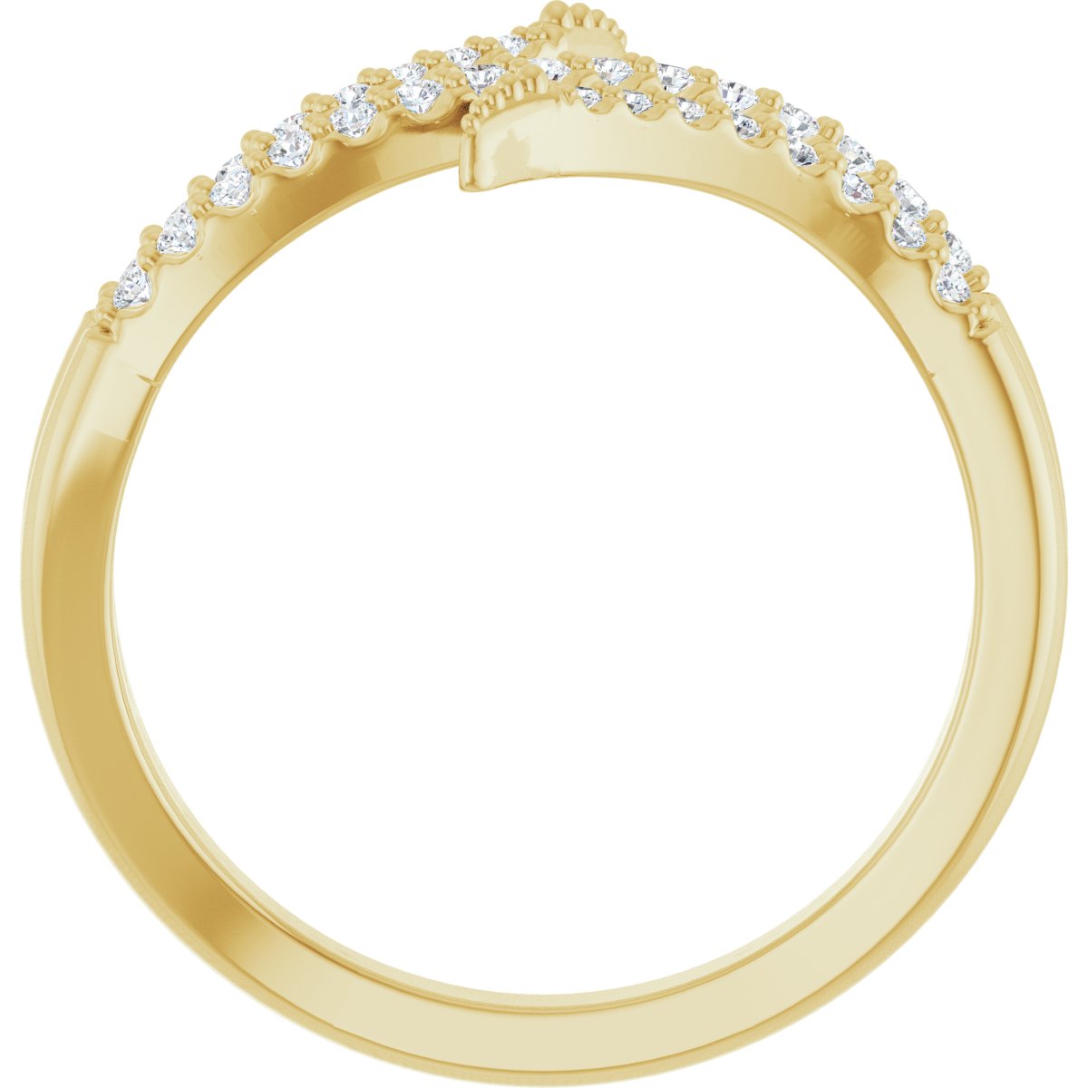 Accented Bypass Ring