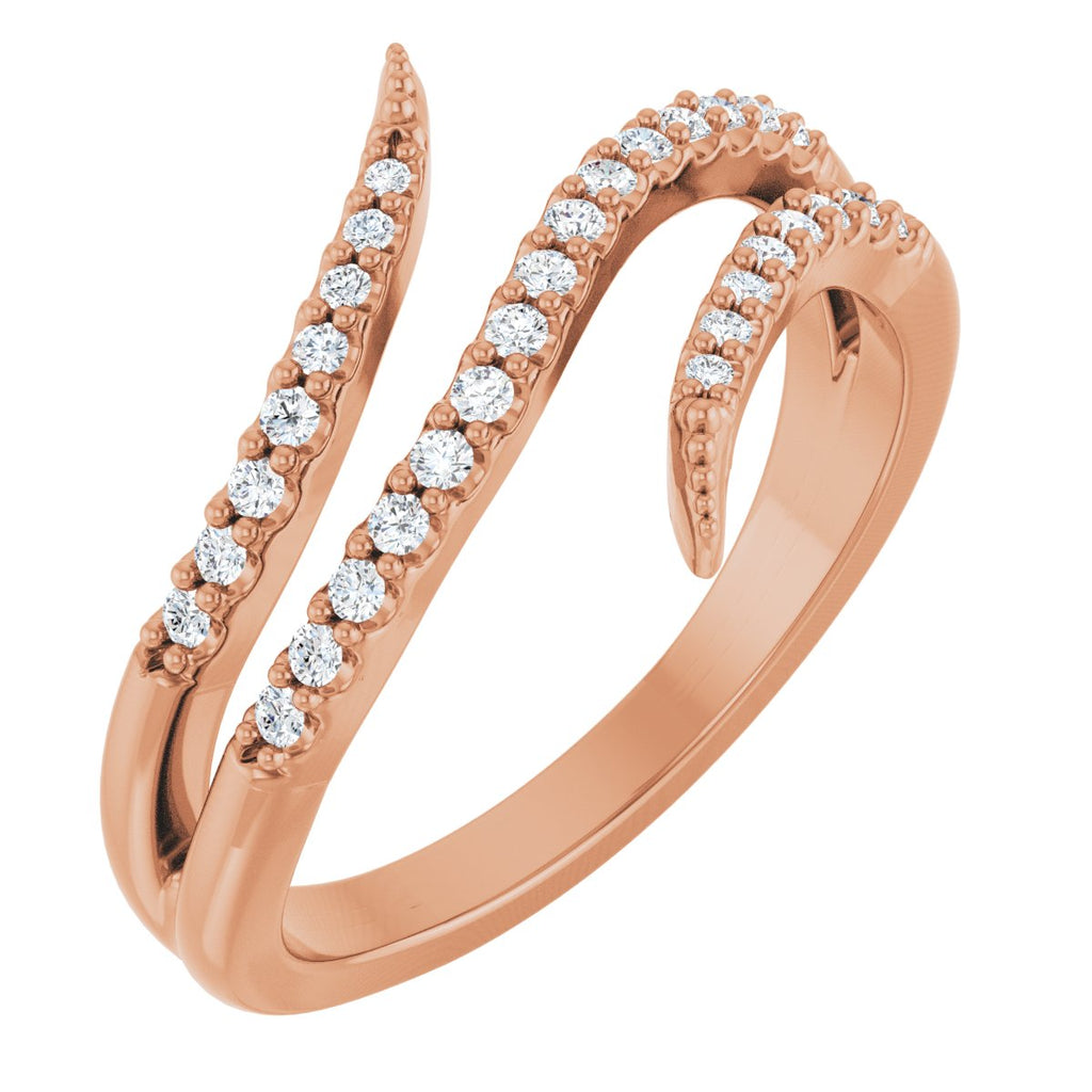 Accented Bypass Ring