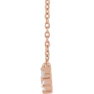 Lab-Grown Diamond Graduated Necklace