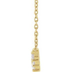 Lab-Grown Diamond Graduated Necklace