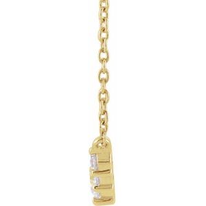 Lab-Grown Diamond Graduated Necklace
