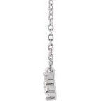 Lab-Grown Diamond Graduated Necklace