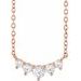 Lab-Grown Diamond Graduated Necklace