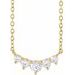 Lab-Grown Diamond Graduated Necklace