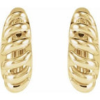Rope Dome Hoop Earring