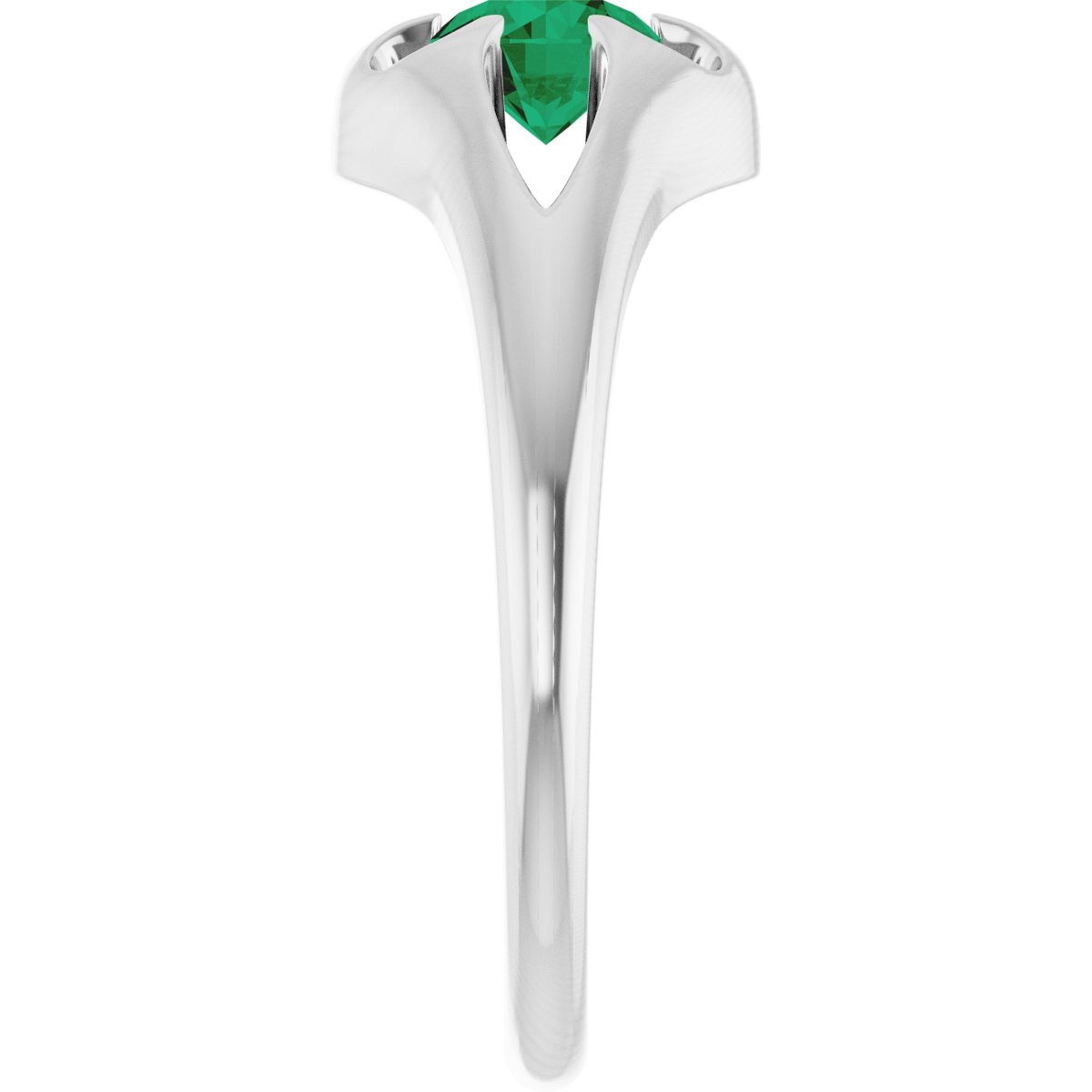 Solitaire Belcher Ring