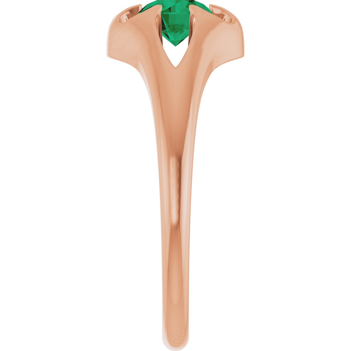 Solitaire Belcher Ring