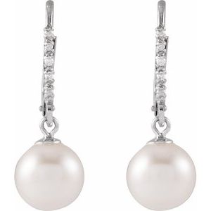 Accented Pearl Earrings