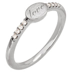 Engravable Accented Signet Ring