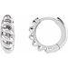 Rope Dome Hoop Earring