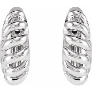 Rope Dome Hoop Earring