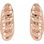 Rope Dome Hoop Earring
