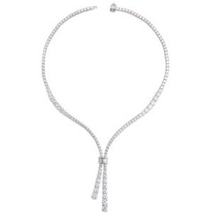 Lab-Grown Diamond Line Necklace